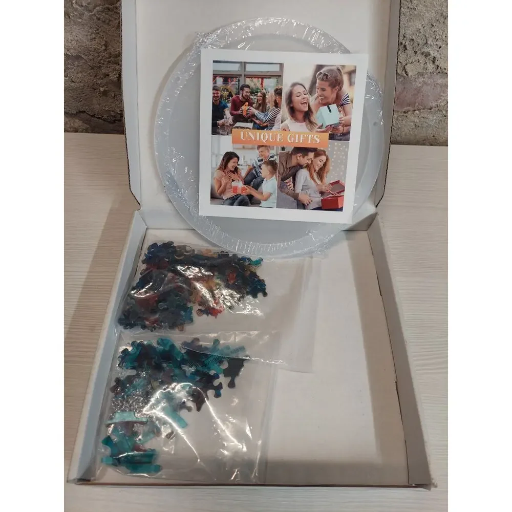 Stained Glass Suncatcher Puzzle DIY Kit Birds Window Hanging 73 pcs 7.4